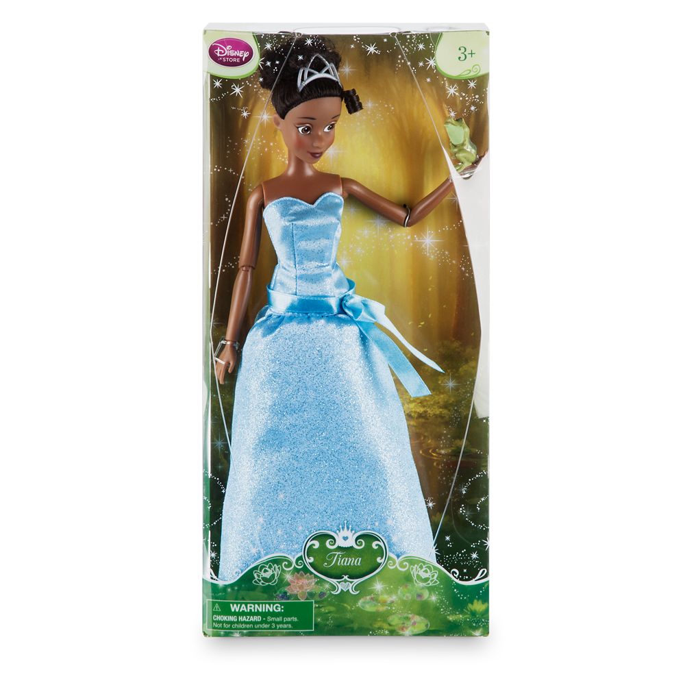 Tiana Classic Doll with Naveen as Frog Figure - 12''