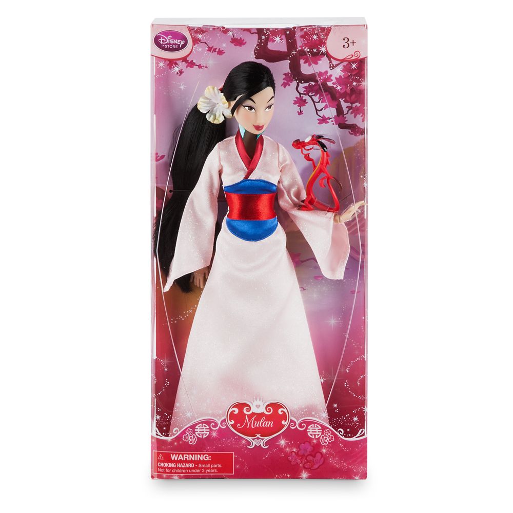 Mulan Classic Doll with Mushu Figure - 12''