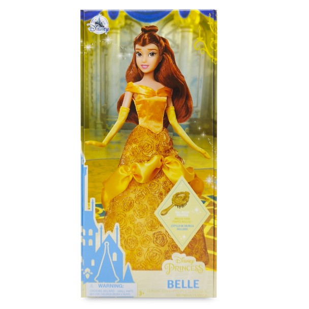 Disney Store Official Belle Story Doll, Beauty and The Beast, 11 Inches,  Fully Posable Toy in Glittering Outfit - Suitable for Ages 3+ Toy Figure?