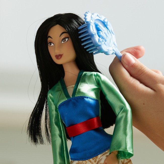 New Official Disney 30cm Princess Mulan Classic Doll With Ring 