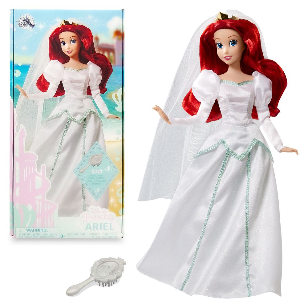 Ariel Wedding Classic Doll – The Little Mermaid – 11 1/2'' - Buy Now ...