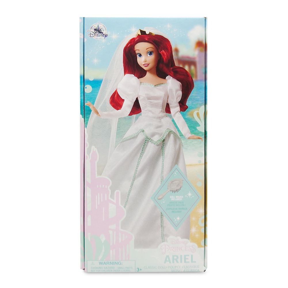 ariel in wedding dress doll