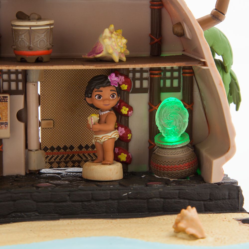 moana mini doll playset