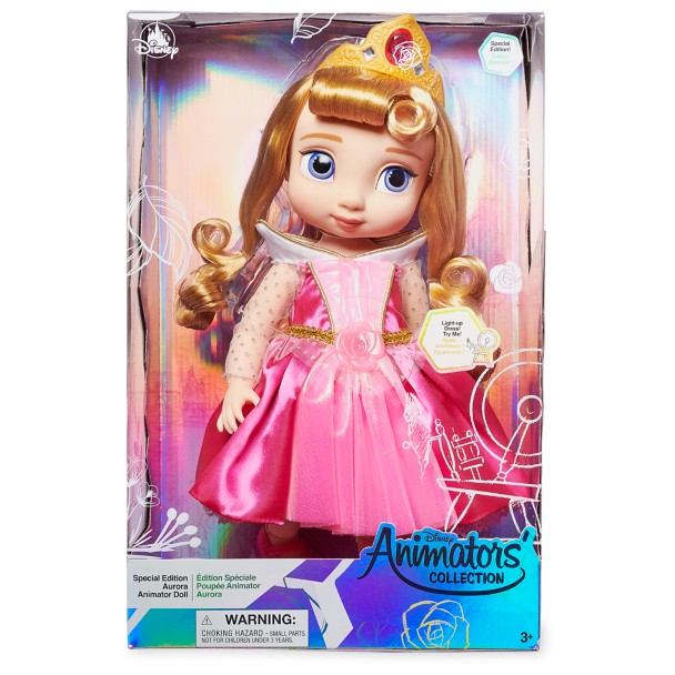 Boneca Princesa Aurora Disney Animators - Disney Store no Shoptime