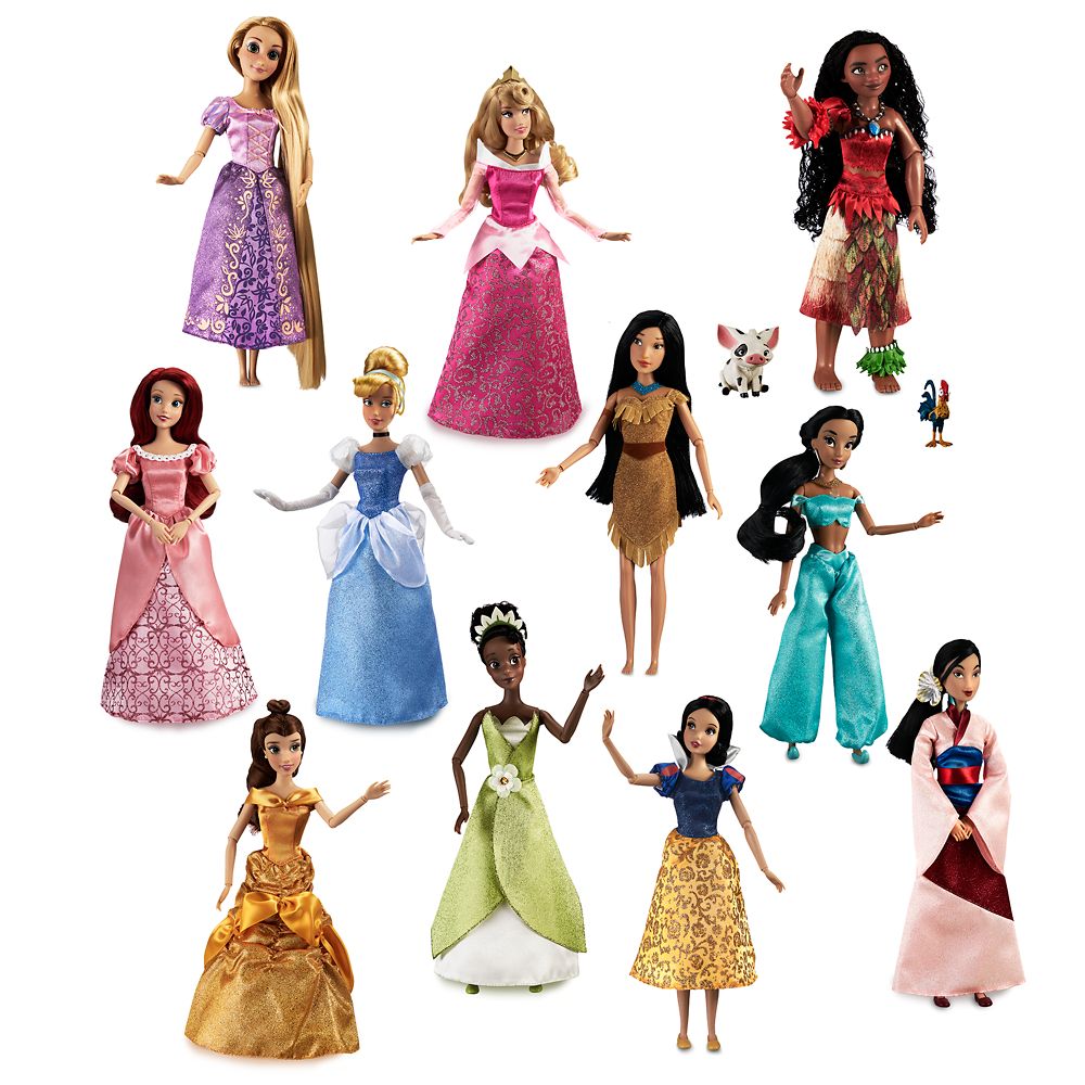 disney princess and friends doll set