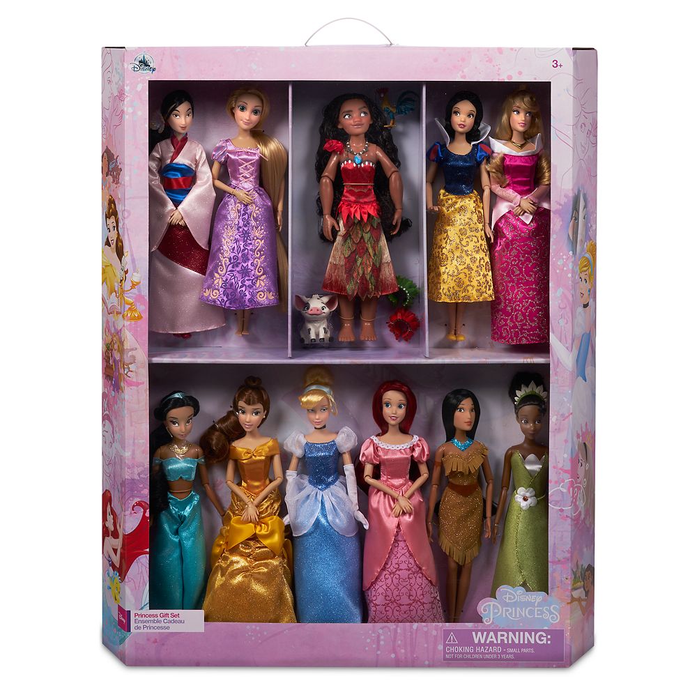 11 piece disney princess doll set