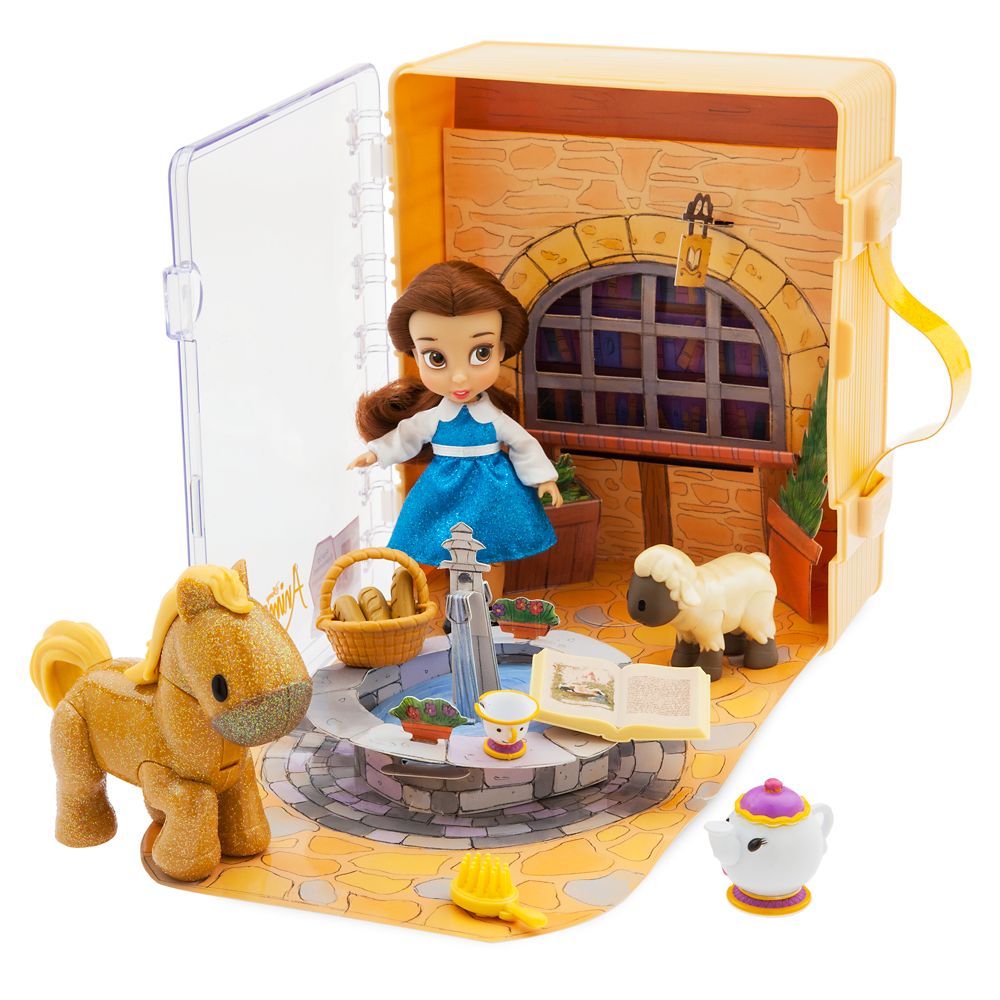 Disney Parks Animators Collection Belle Mini Doll Play Set 5 Inch for sale online