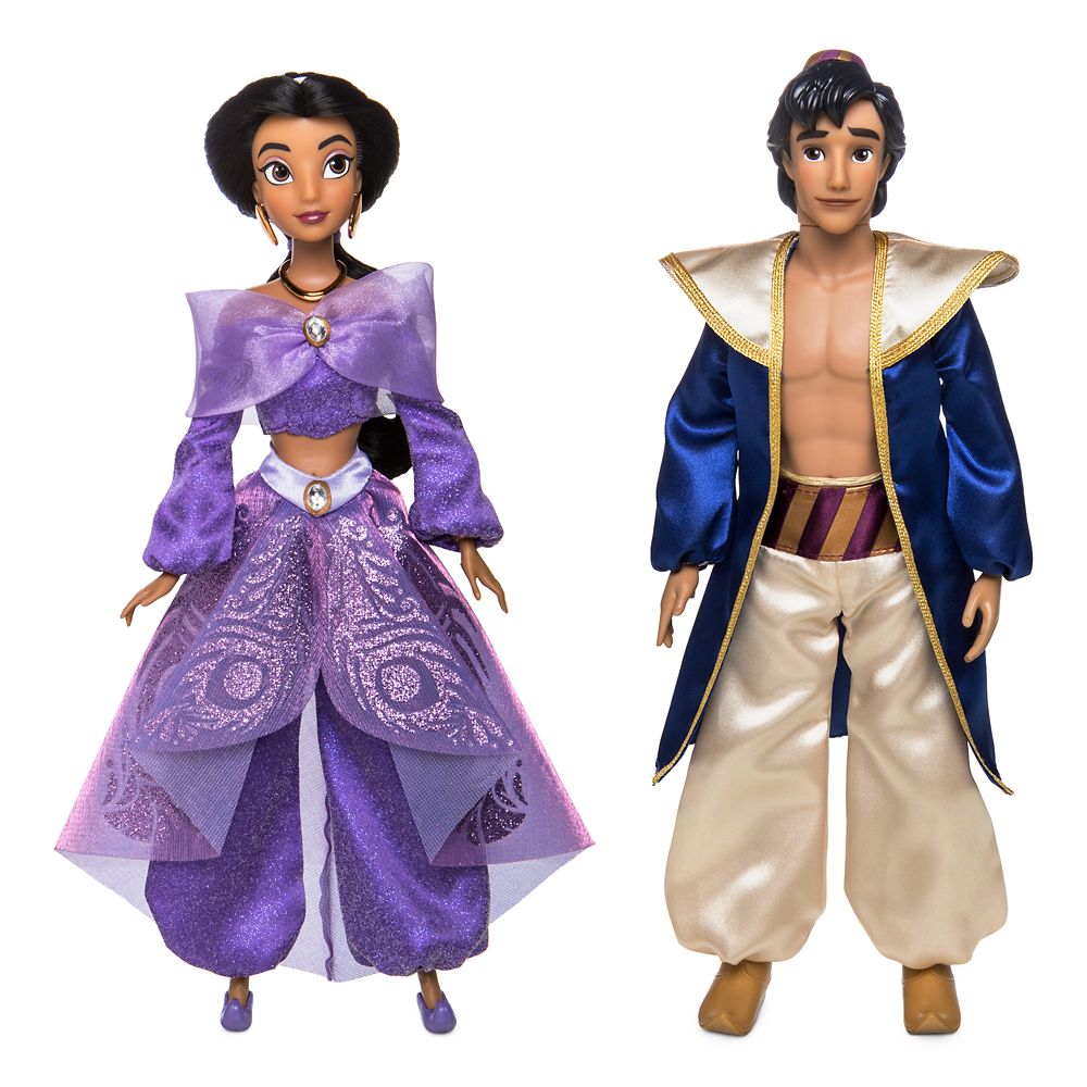 aladdin and jasmine singing duet doll set