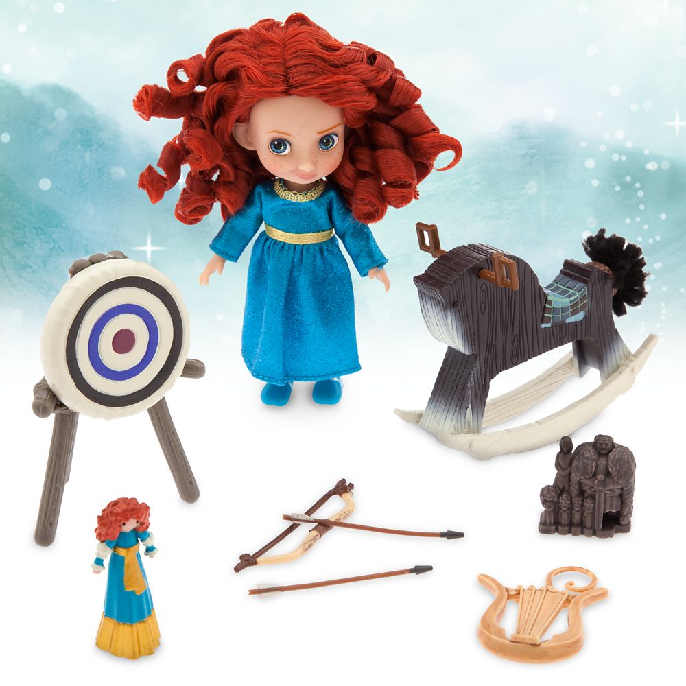 Disney Animators' Collection Merida Mini Doll Play Set - 5''