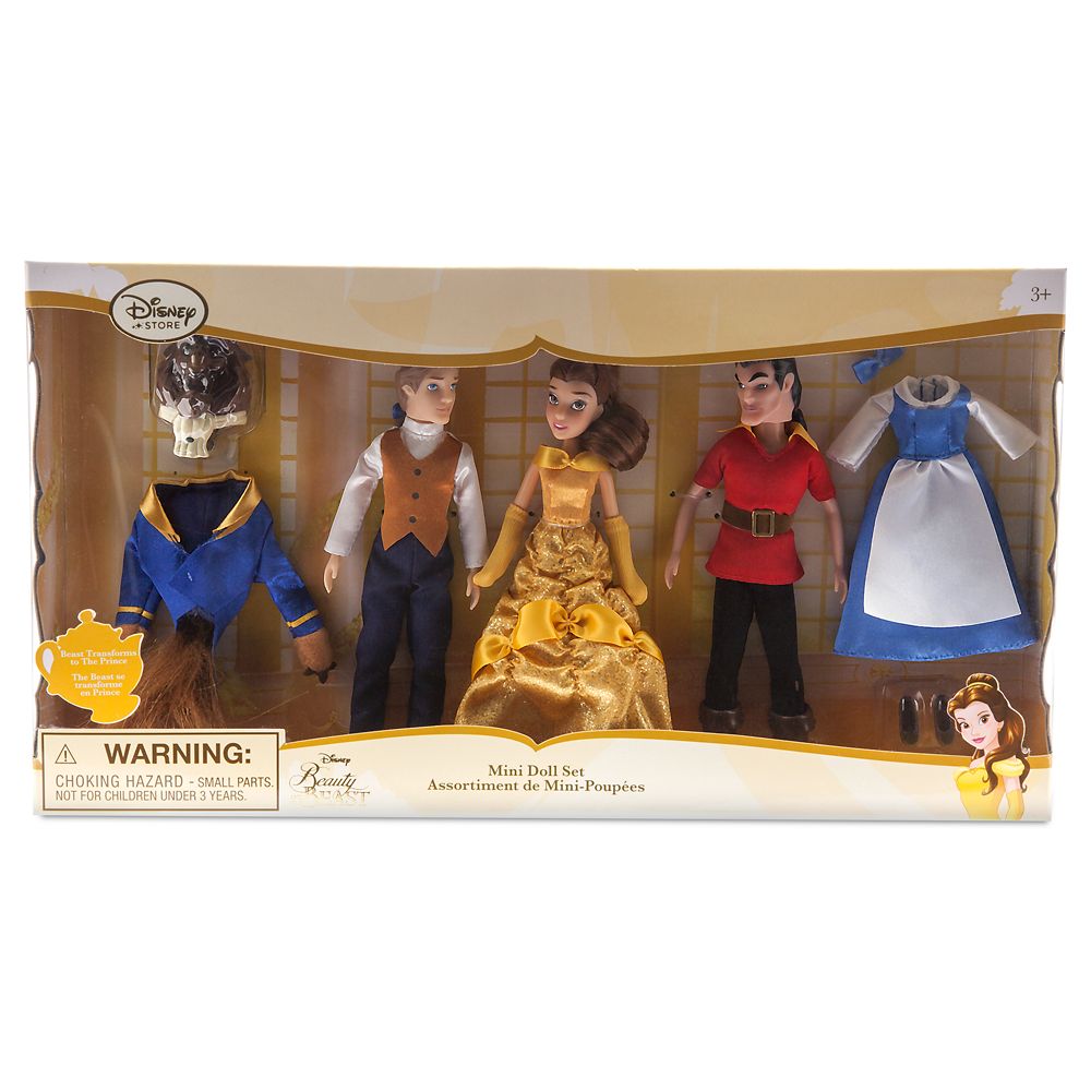 Beauty and the Beast Mini Doll Set