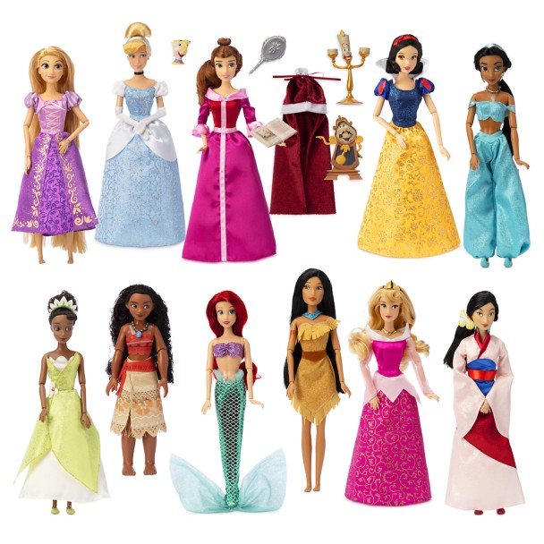 Disney Store Disney Princess Dolls, Set of 12