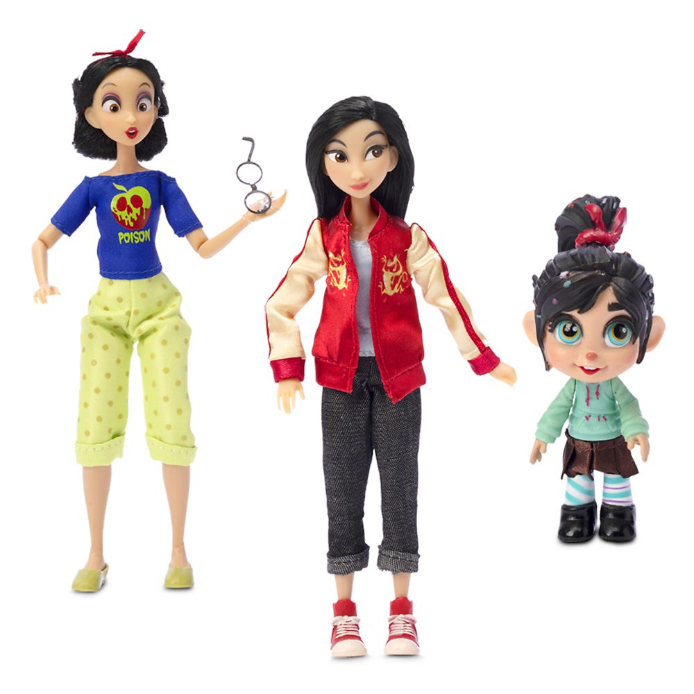 vanellope with princesses doll set