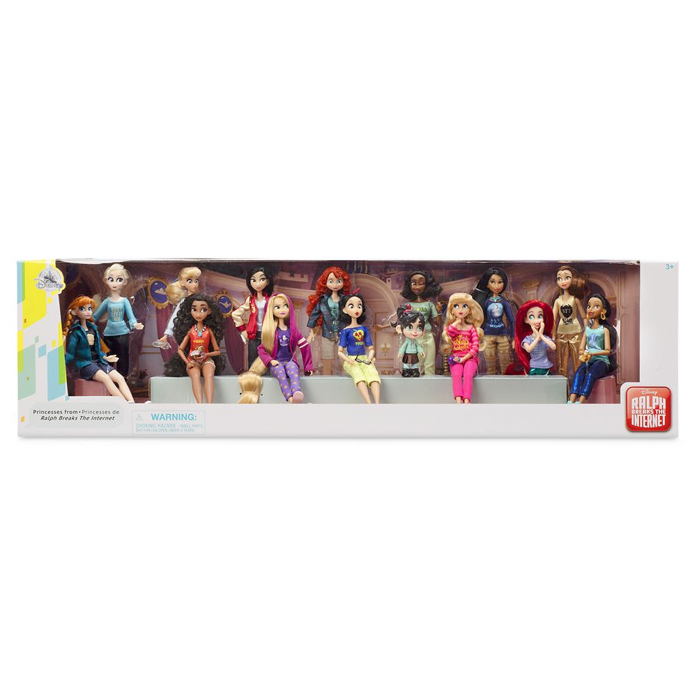 Anna Comfy Princesses Doll Ralph Breaks the Internet Disney Store Set NEW