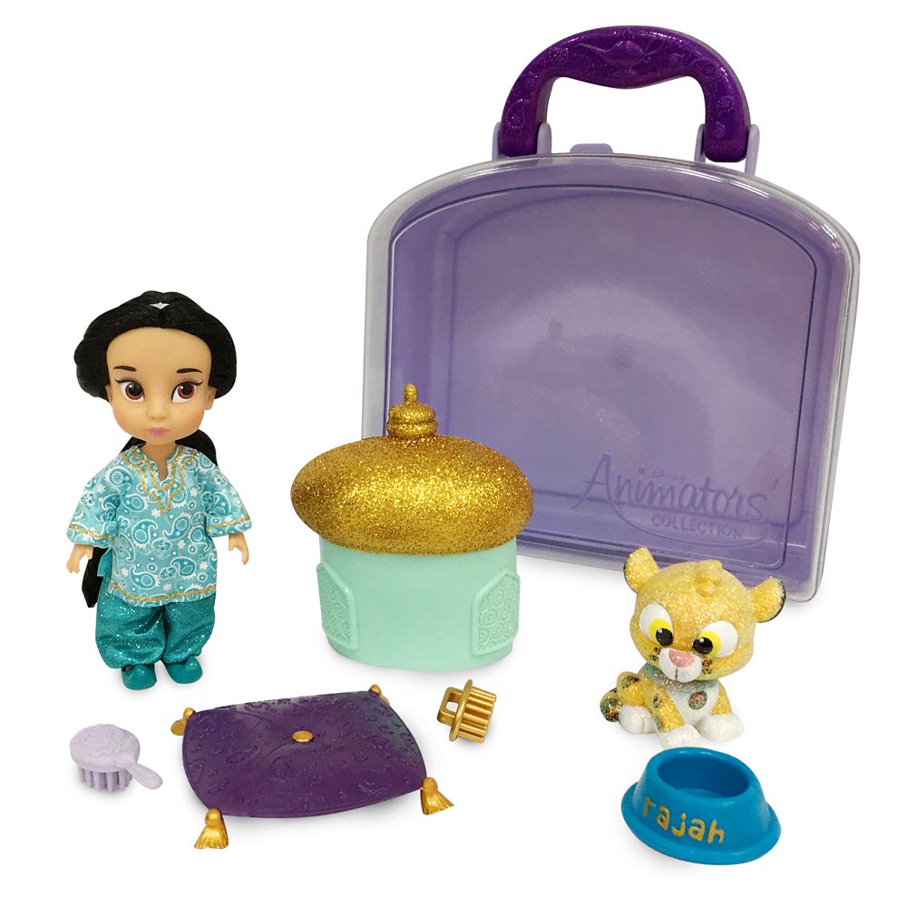 Jasmine Disney Animators' Collection Mini Doll Play Set – 5''