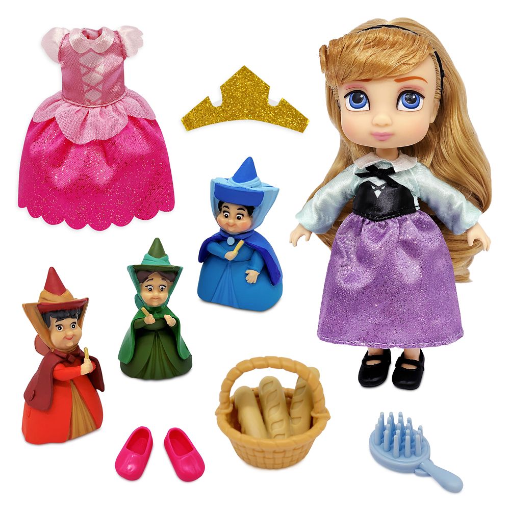 Disney Animators' Collection Aurora Plush Doll Sleeping Beauty 13" for sale online