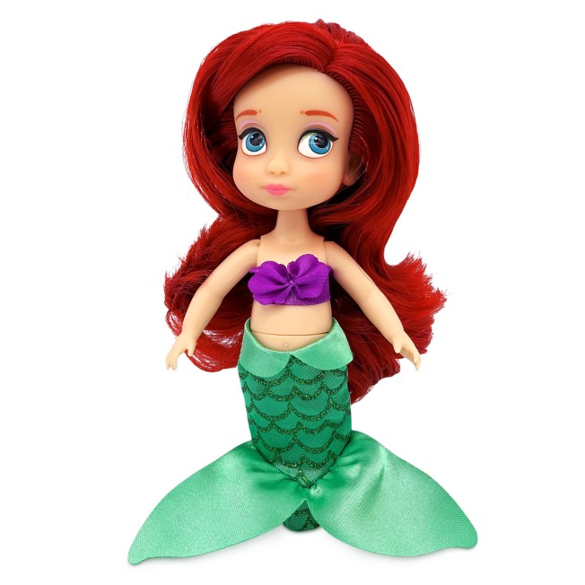 Details about   Disney Store Animators Collection Ariel Mermaid Mini Doll Playset Carrying Case 