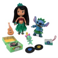 Original Disney Cartoon Lilo & Stitch 2021 Limited Edition Stitch rose Doll  comfort doll birthday gift for girls
