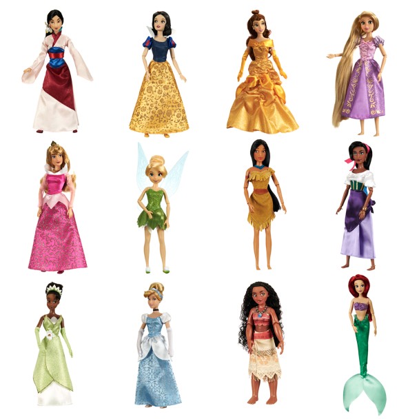 Disney Collection Disney Princess Toddler Dolls, Lot Of 7 Dolls