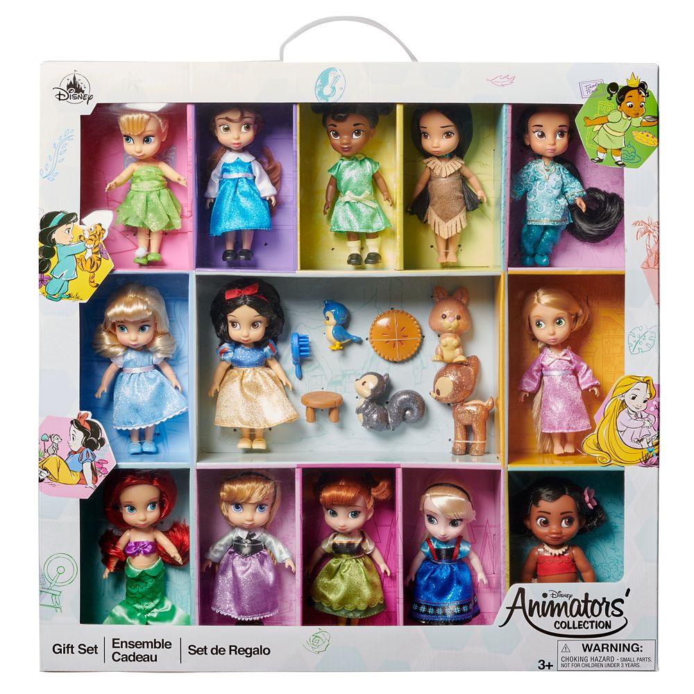 Disney Animators’ Collection Mini Doll Gift Set – 5” is available online for purchase