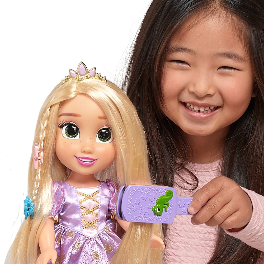 Rapunzel Disney Princess Magic in Motion Hair Glow Doll – 15''