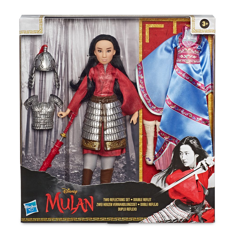 Mulan Two Reflections Doll by Hasbro – Live Action Film – 12 3/4''