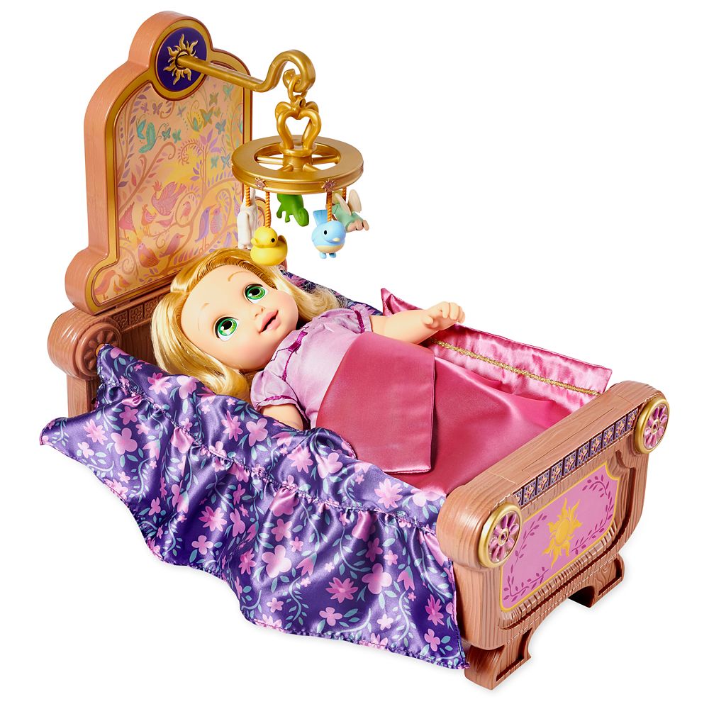 Rapunzel Baby Doll And Crib Gift Set Disney Animators Collection