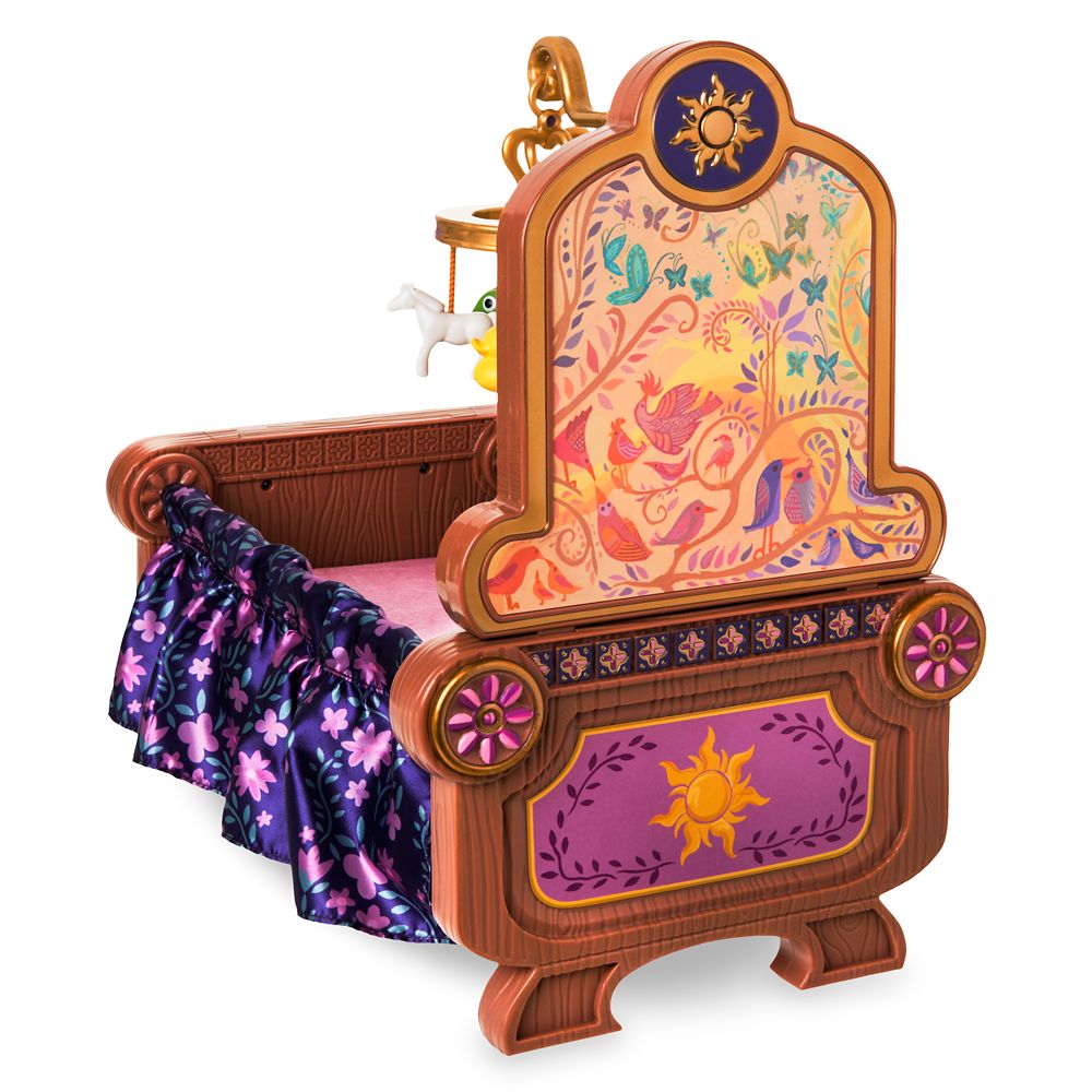 baby rapunzel in crib