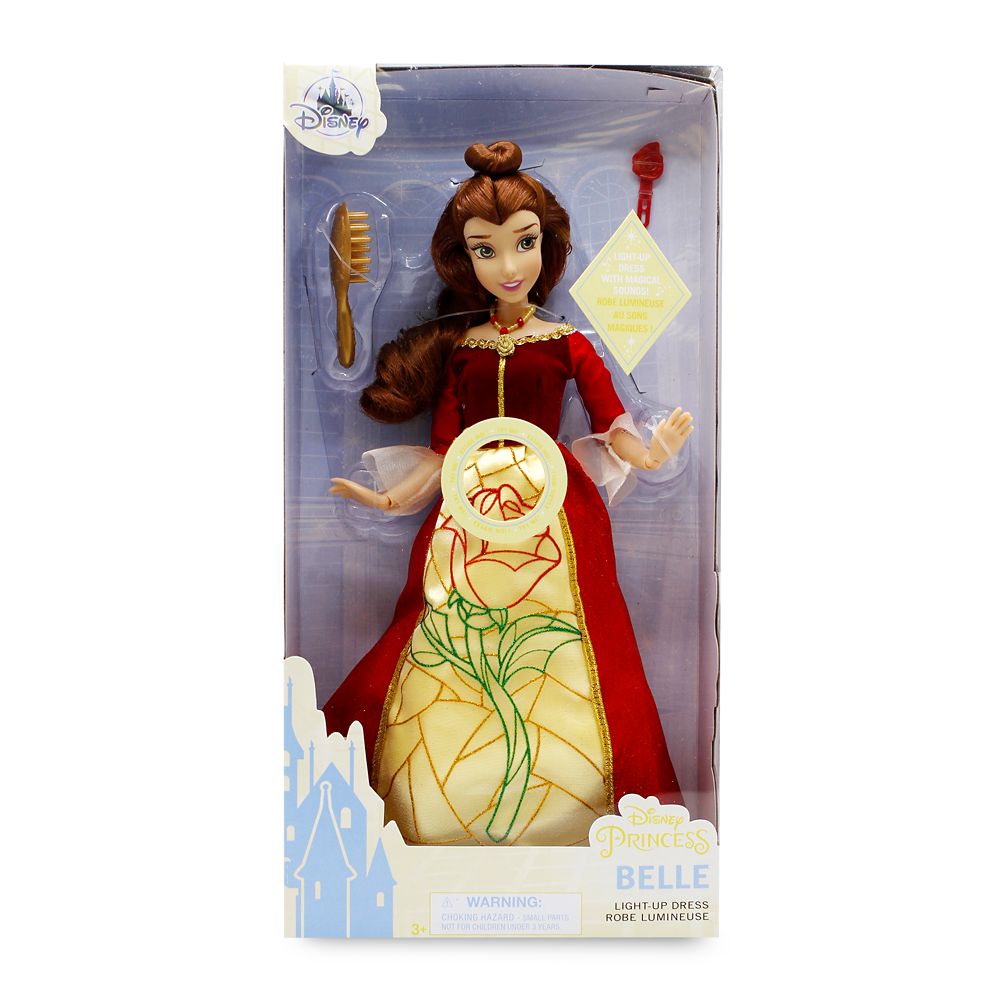 Belle Premium Doll with Light-Up Dress – Beauty and the Beast – 11''