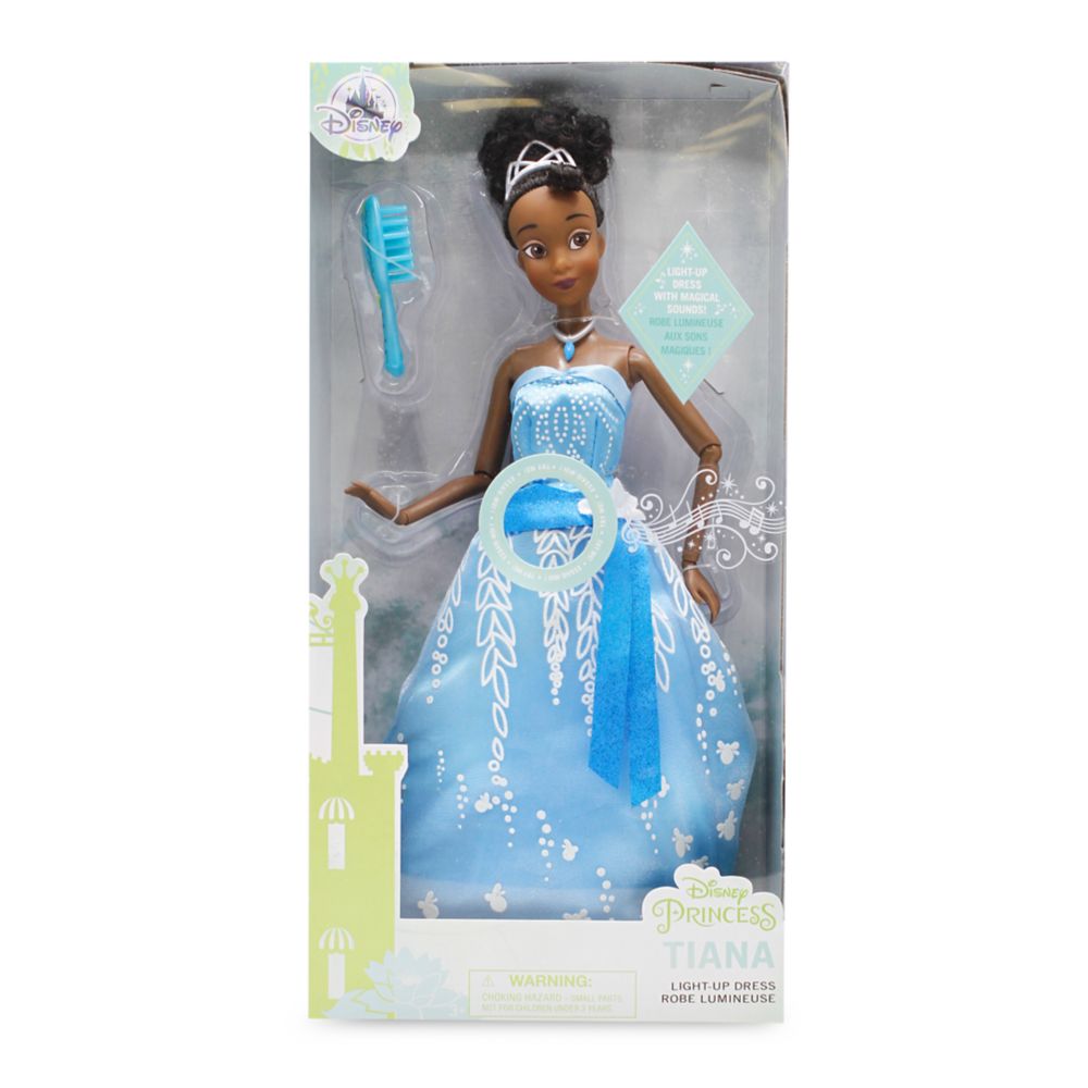 Tiana Premium Doll with Light-Up Dress – The Princess and the Frog 11''