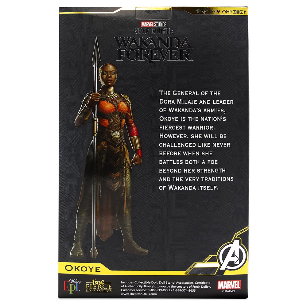 Okoye Doll by World of EPI – Black Panther: Wakanda Forever