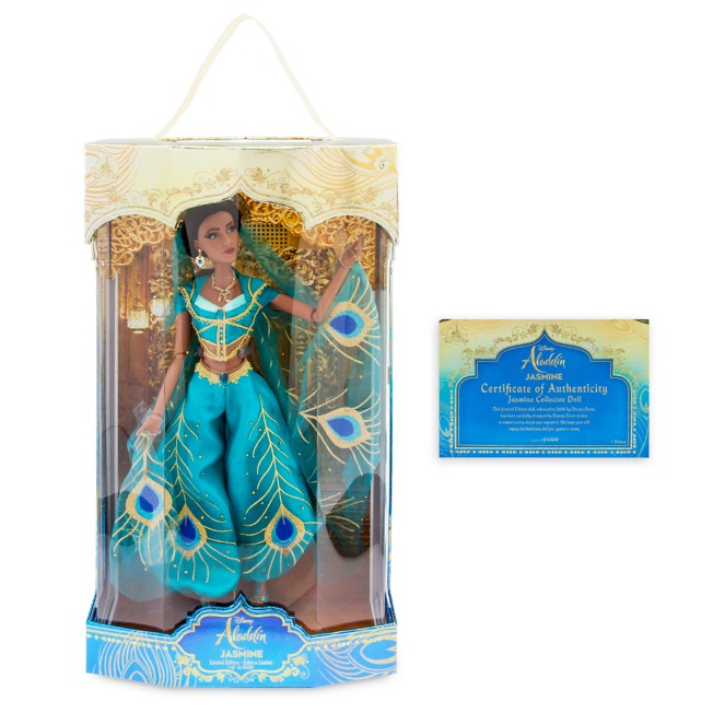 Disney Princess Jasmine Fashion Doll with Gown Toy for 3 Year Olds & Accessories Shoes Inspired by Disneys Aladdin Live-Action Movie