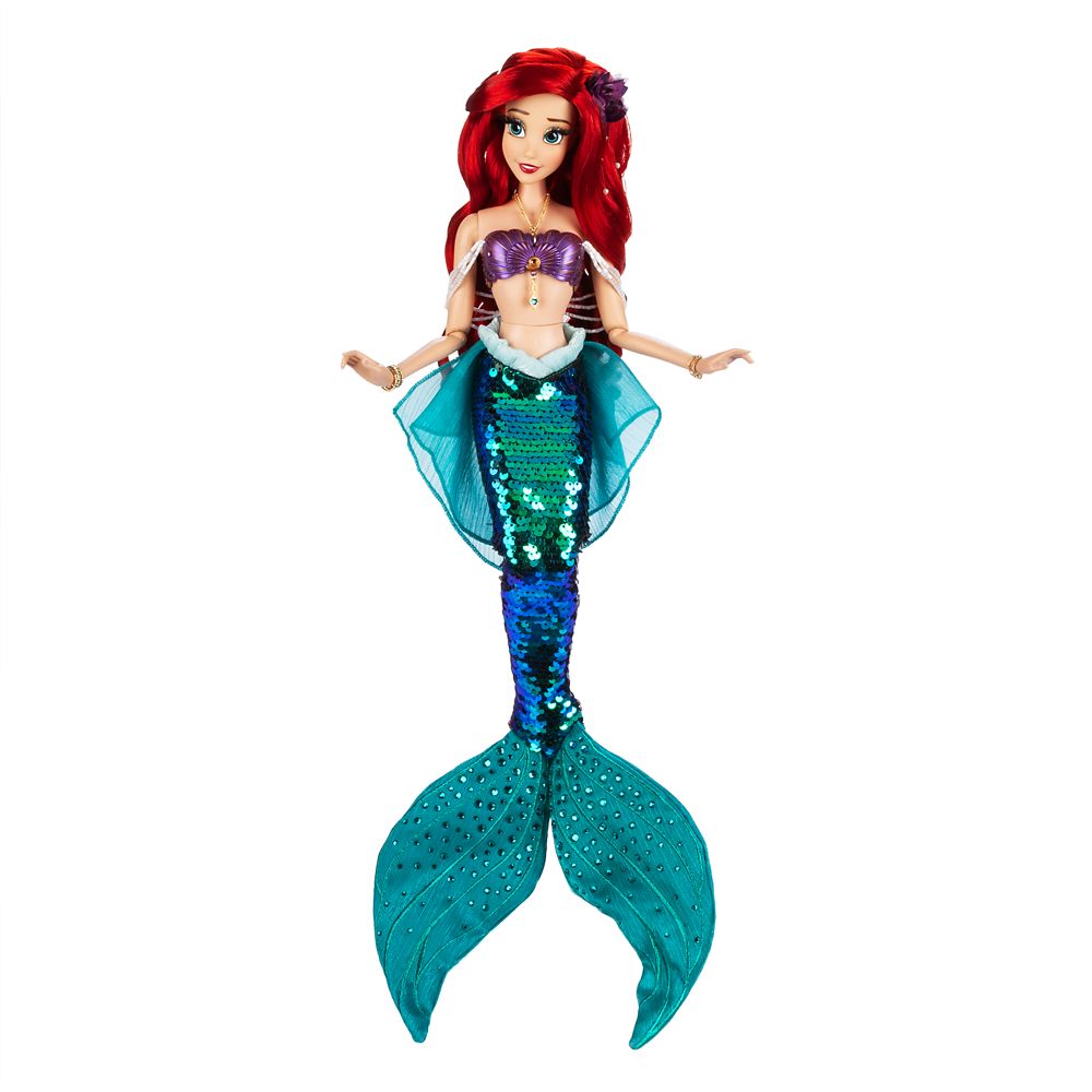 Disney Little Mermaid Young Ariel Doll No Clothes 17 Tall Clean