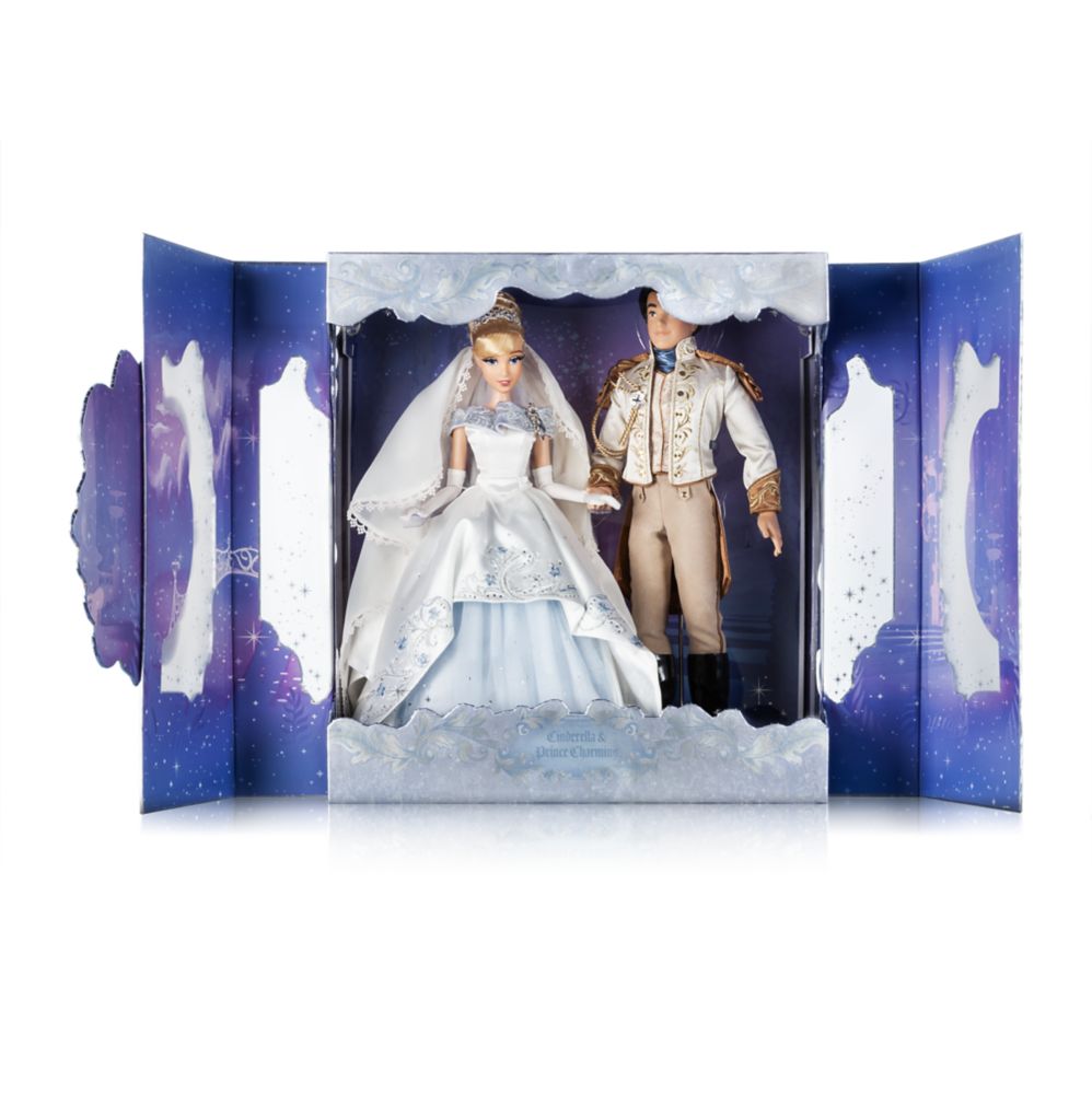 Cinderella and Prince Charming Limited Edition Wedding Doll Set – 70th Anniversary – 17''