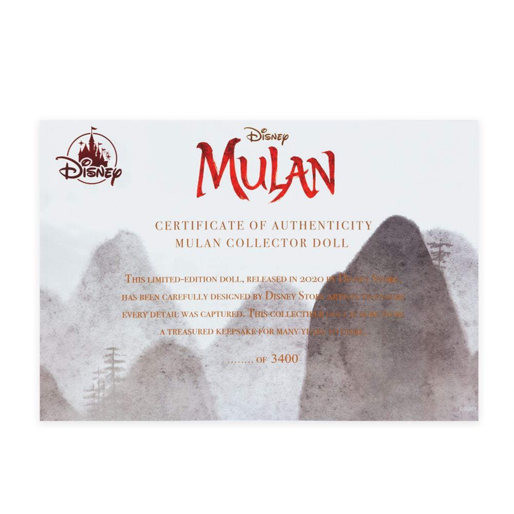 Mulan Limited Edition Doll – Live Action Film – 17''