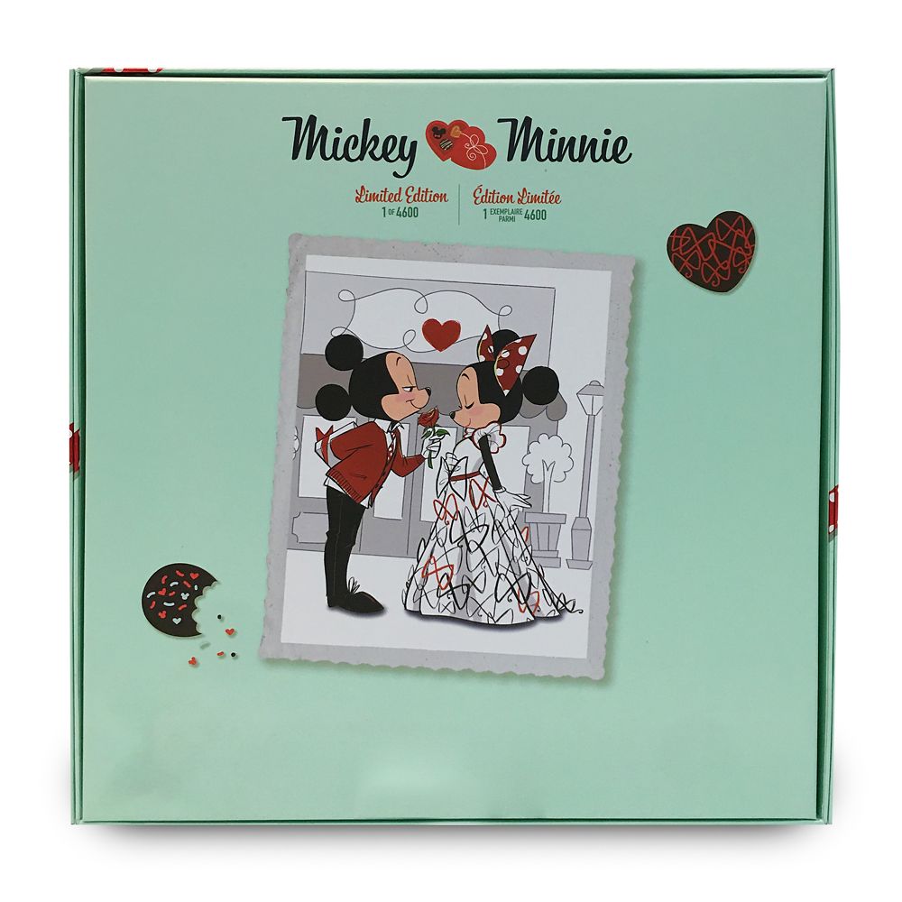 Mickey and Minnie Mouse Limited Edition Valentine's Day Doll Set