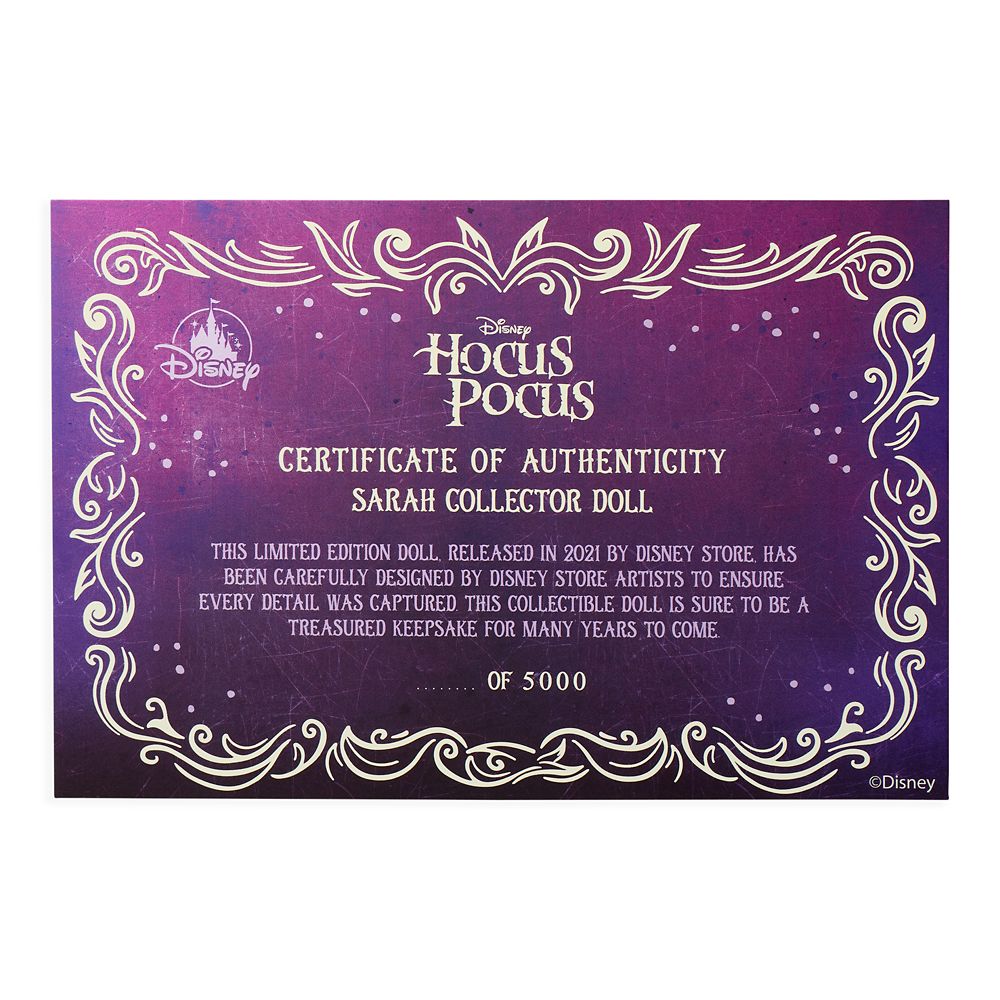 Sarah Sanderson Doll – Hocus Pocus – Limited Edition