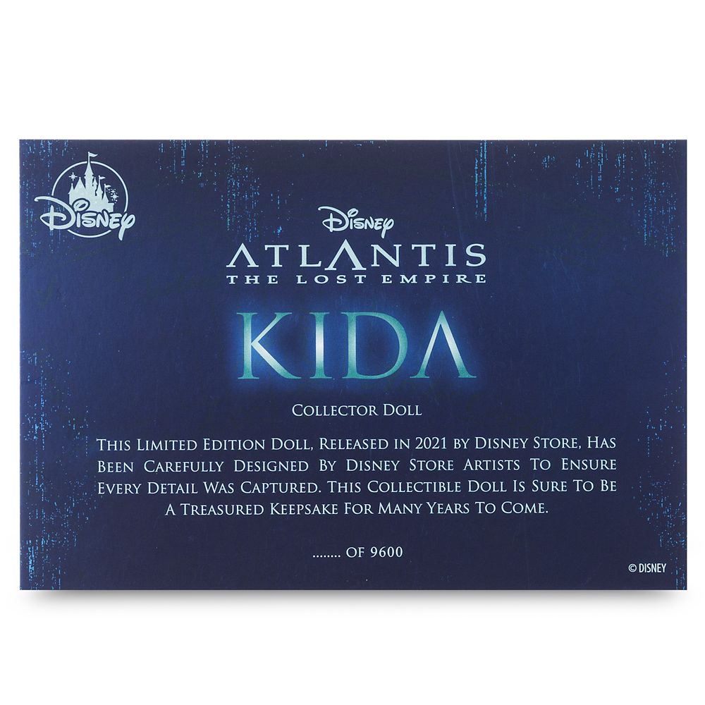 Kida Limited Edition Doll – Atlantis: The Lost Empire – 17''