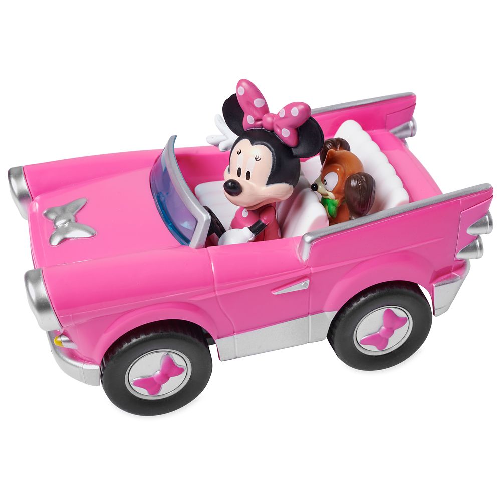 minnie mouse remote control roadster car