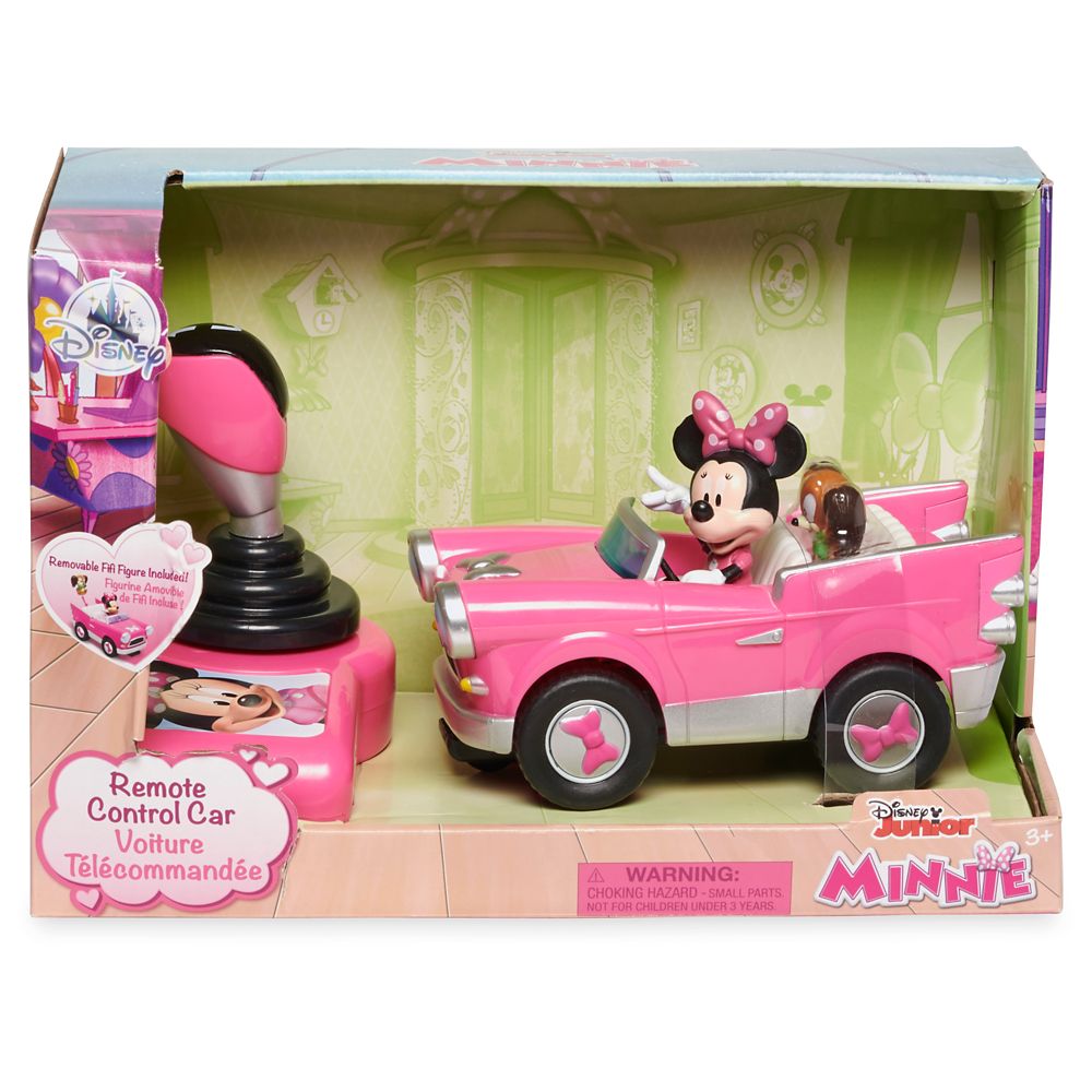 minnie mouse remote control roadster car