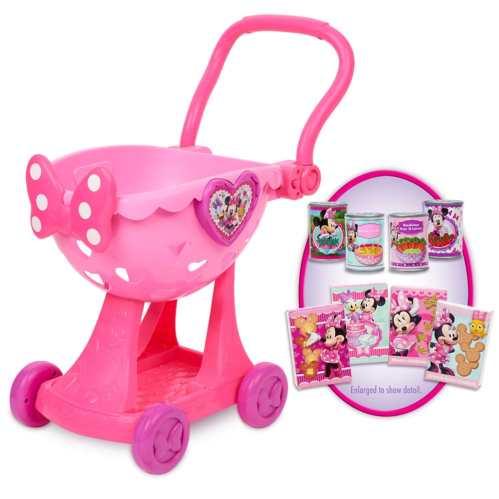 Minnie Mouse Bowtique Shopping Cart Play Set