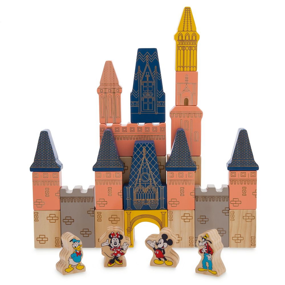 Mickey Mouse and Friends Castle Stacking Block Set – Walt Disney World 50th Anniversary