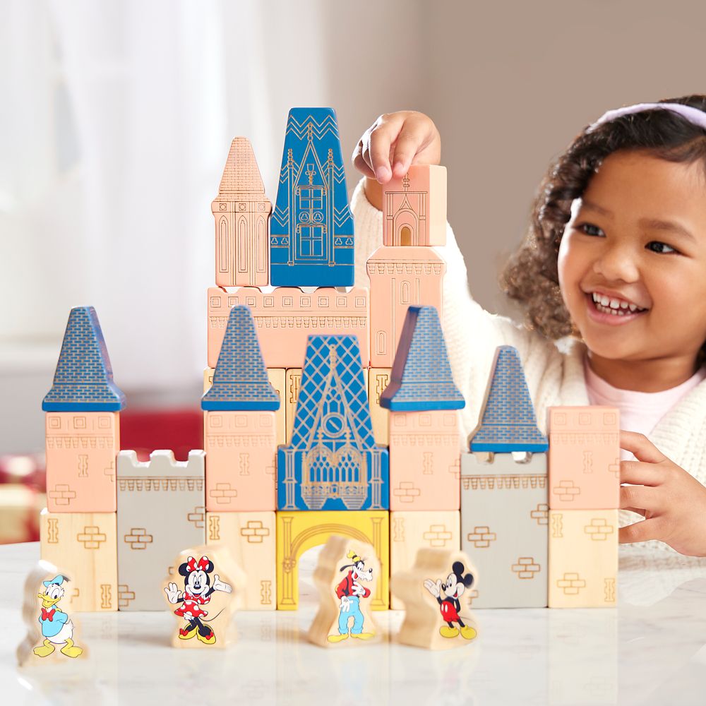 Mickey Mouse and Friends Castle Stacking Block Set – Walt Disney World 50th Anniversary