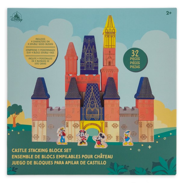 Mickey Mouse and Friends Castle Stacking Block Set – Walt Disney World 50th Anniversary