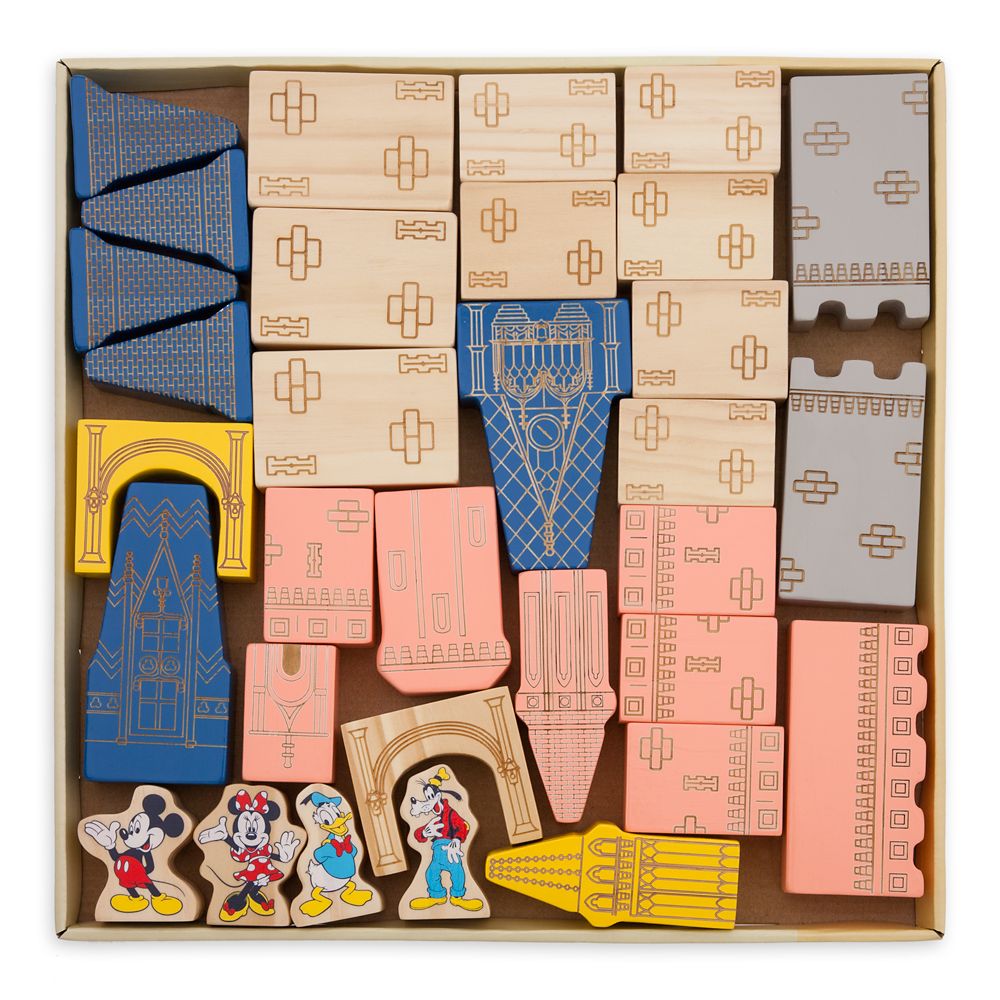 Mickey Mouse and Friends Castle Stacking Block Set – Walt Disney World 50th Anniversary