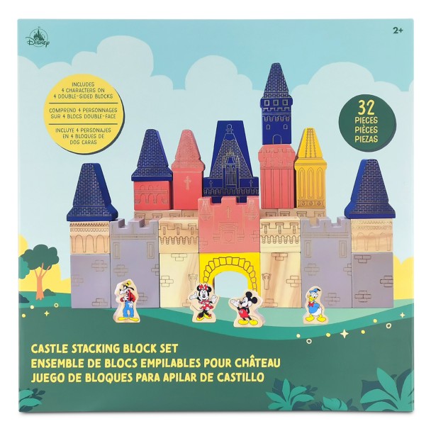 Mickey Mouse and Friends Castle Stacking Block Set – Disneyland