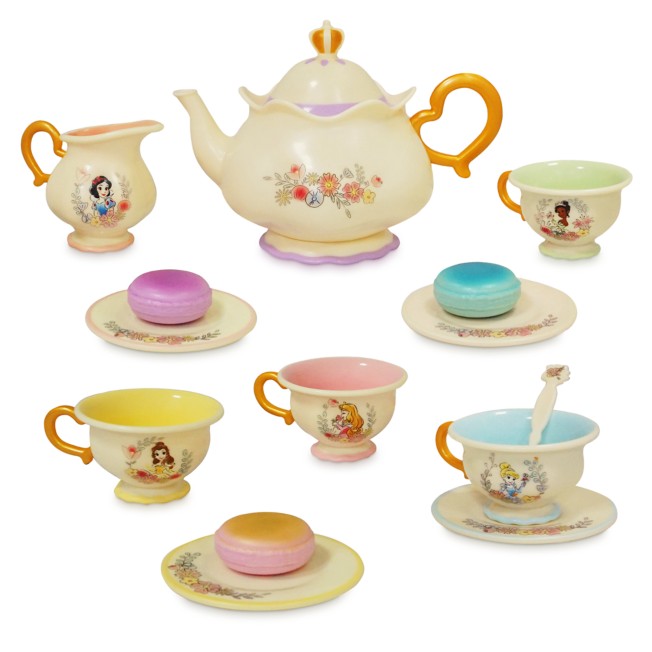 Sugar Bowl w/Lid 2 Saucers 10Piece Role Play & Pretend Tea Time 2 Teaspoons for Ages 3+ Includes Teapot W/Lid Frozen Disney Tea Set for Two 2 Teacups