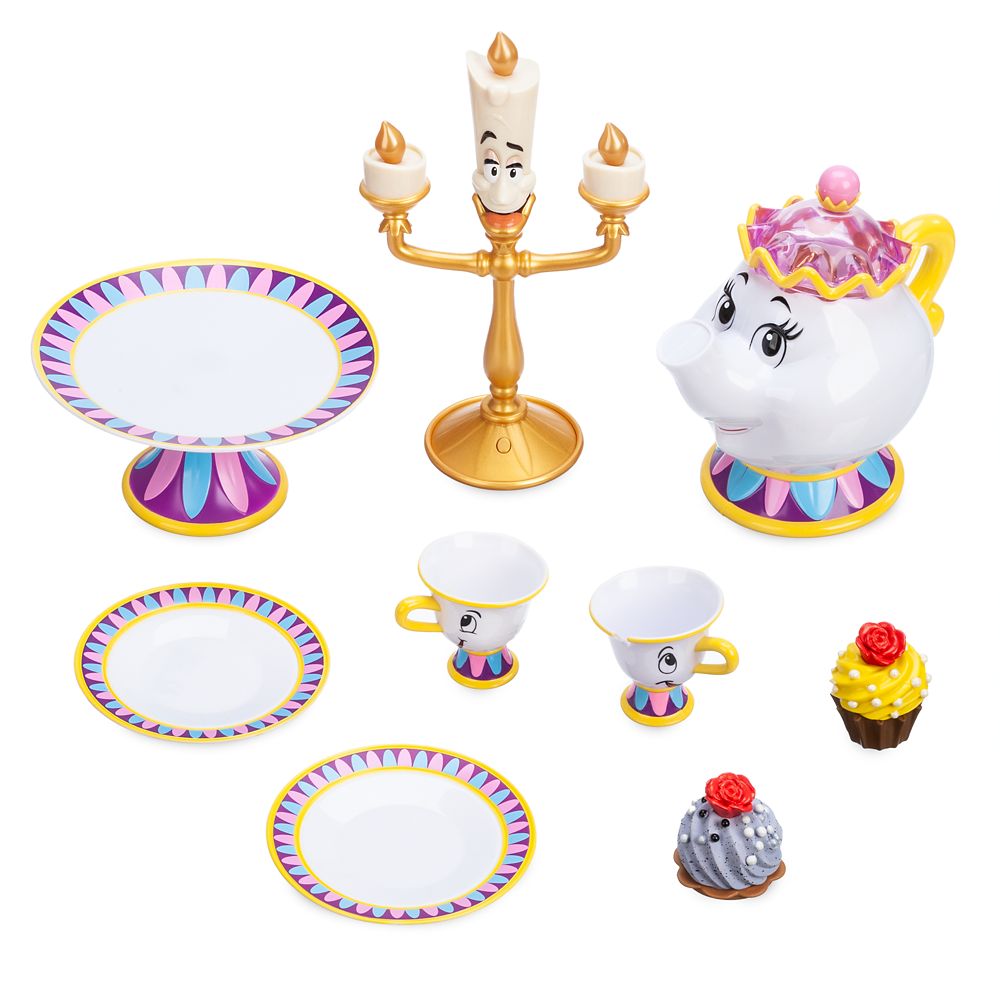 Beauty And The Beast Be Our Guest Singing Tea Cart Play Set Shopdisney
