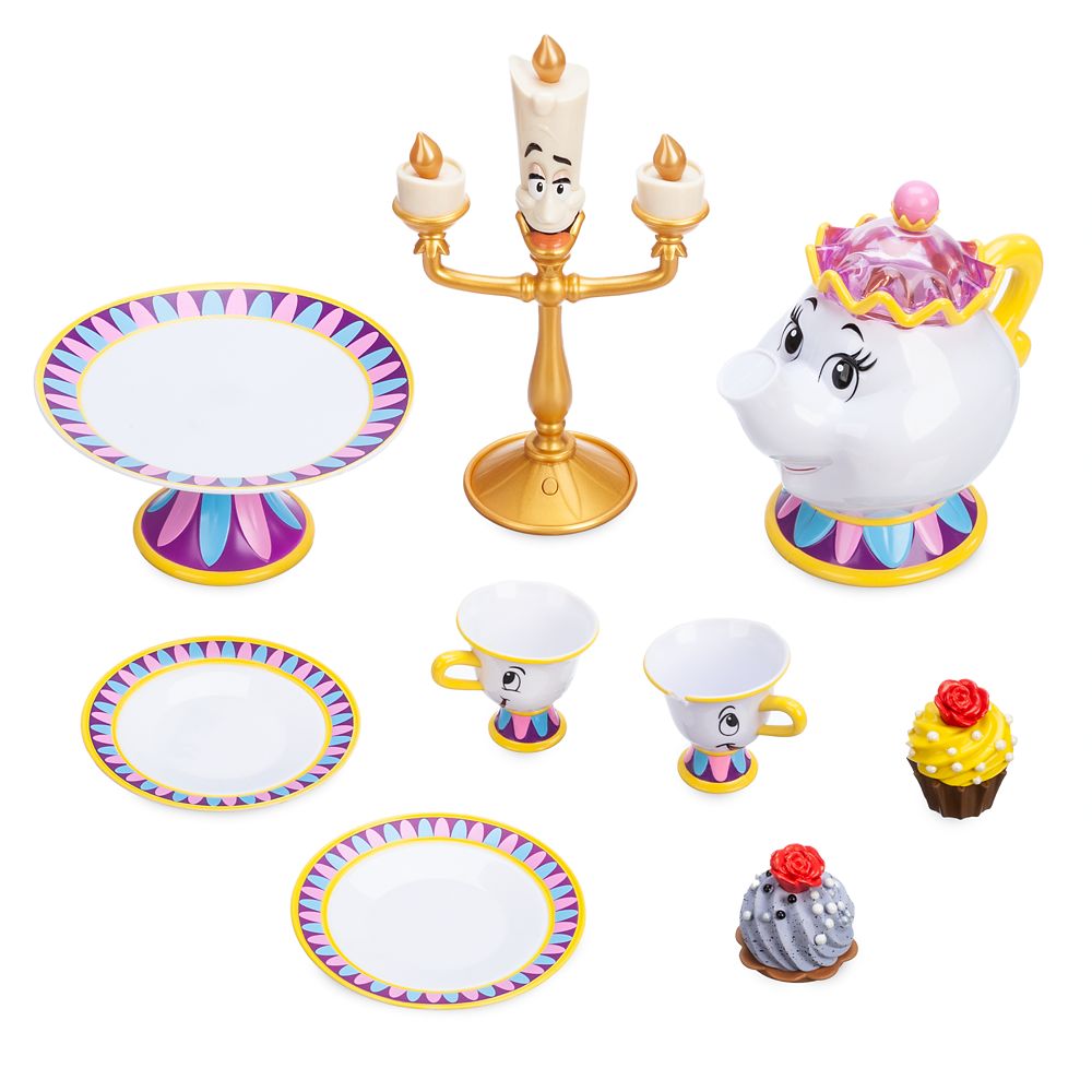 beauty and the beast play tea set