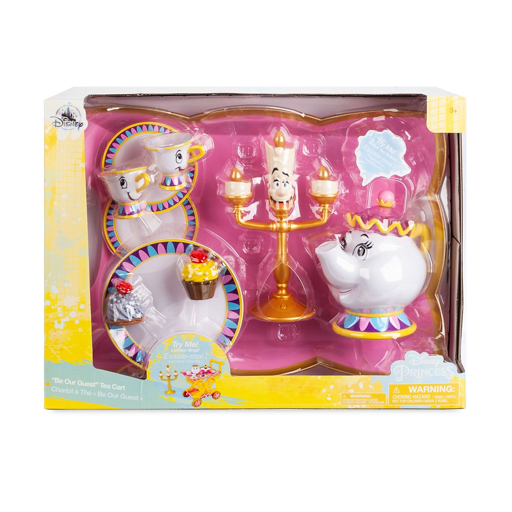 disney princess belle tea party cart playset