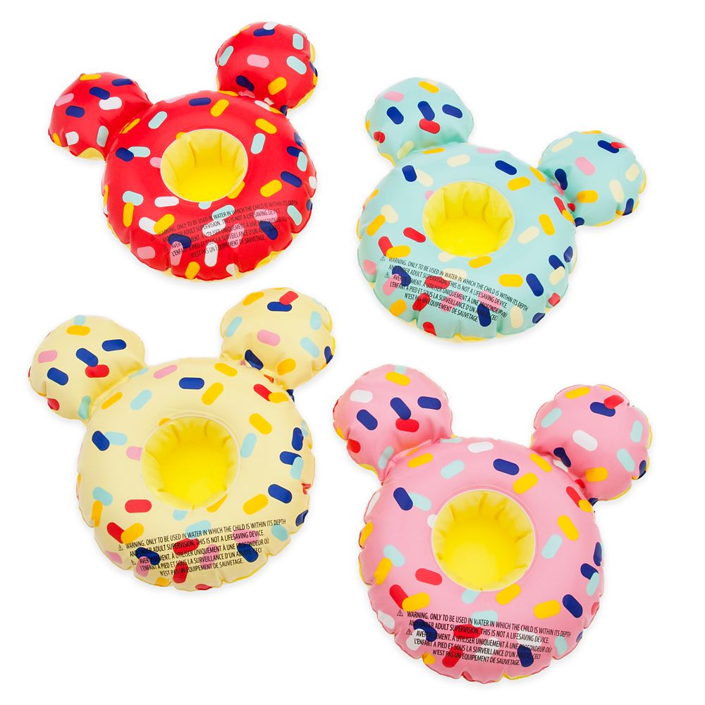 Mickey Mouse Donut Floating Drink Holder Set